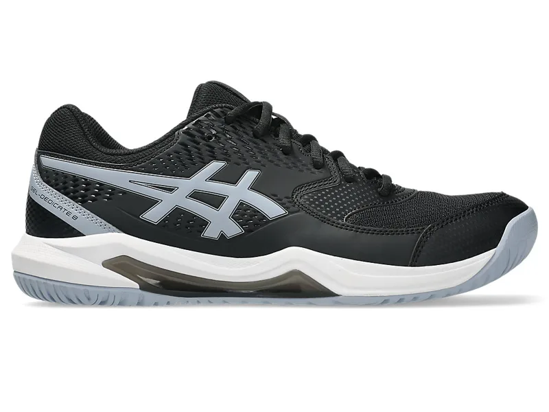 ASICS GEL-Dedicate 8（1041A408-003）球鞋，黑／灰藍款