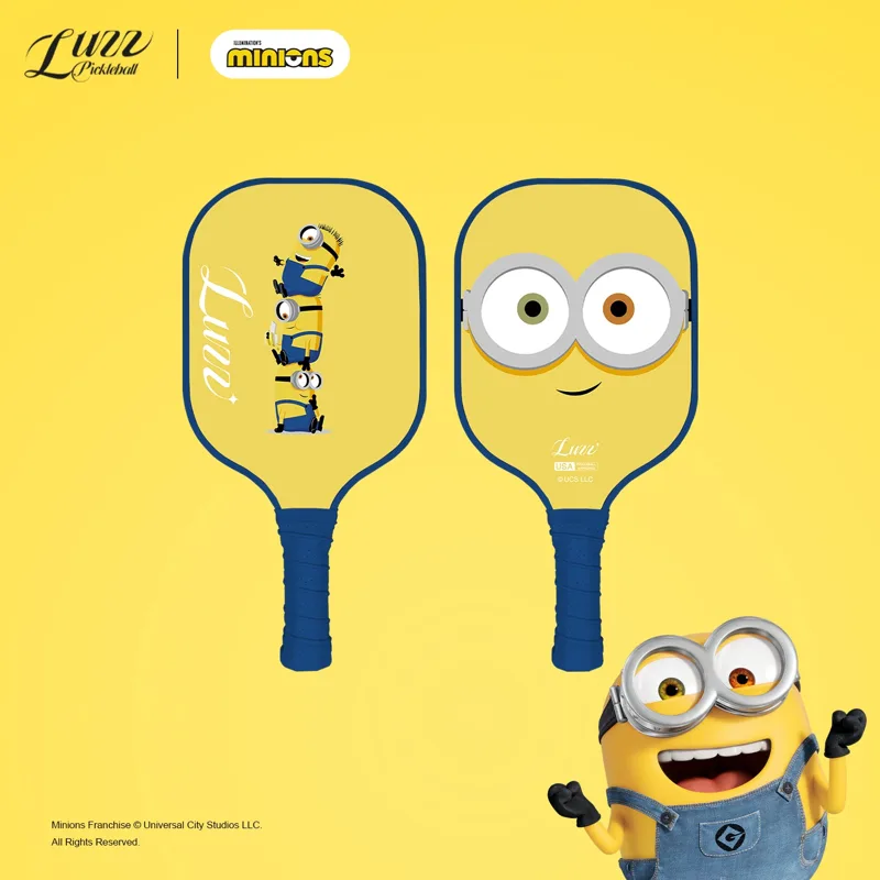 Luzz Minions Kids 小小兵兒童 T700 碳纖維匹克球拍官方商品圖
